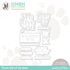Simon Says Stamp From All Of Us Wafer Dies sssd112781c Beautiful Days
