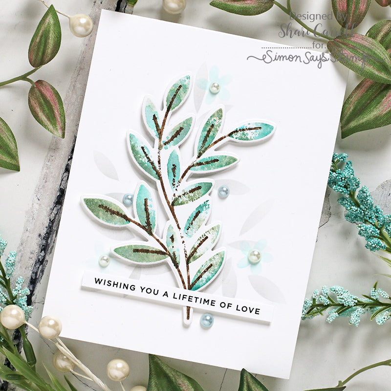 Simon Says Stamp FANTASTIC FLOWERS Wafer Dies sssd112782c Wedding Card | color-code:ALT02