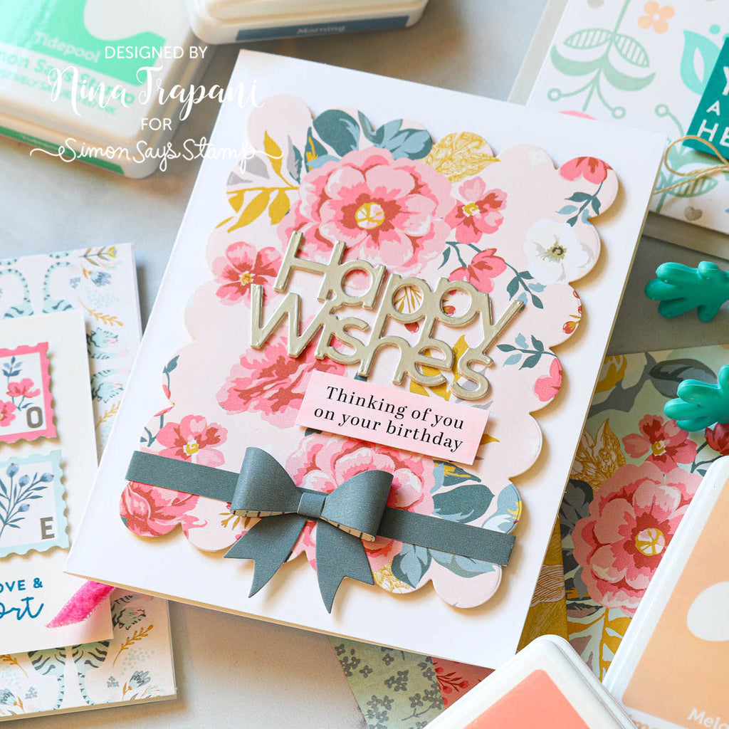 Happy Wishes Scalloped Birthday Card | color-code:ALT01