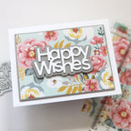 Happy Wishes on Patterned Paper | color-code:ALT03