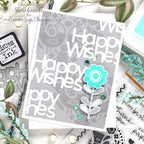 Repeated Happy Wishes Card | color-code:ALT04
