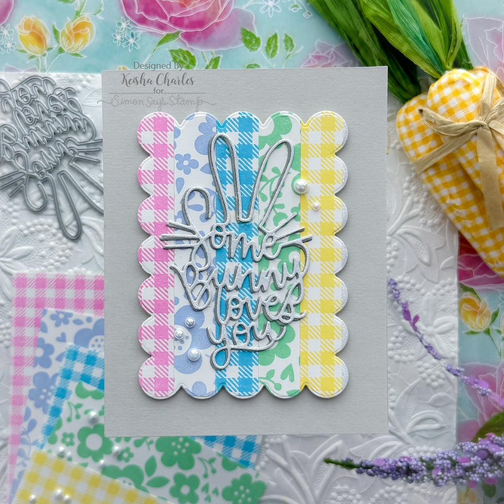 Simon Says Stamp Some Bunny Wafer Dies sssd112784 Some Bunny Loves You Card | color-code:ALT04