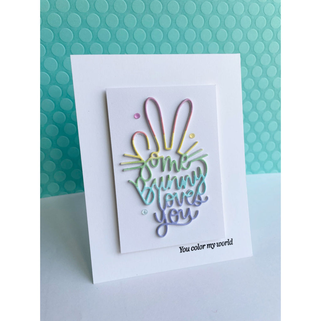 Simon Says Stamp Some Bunny Wafer Dies sssd112784 Some Bunny Loves You Card | color-code:ALT05