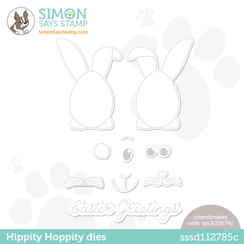 Simon Says Stamp Hippity Hoppity Wafer Dies sssd112785c Just For You