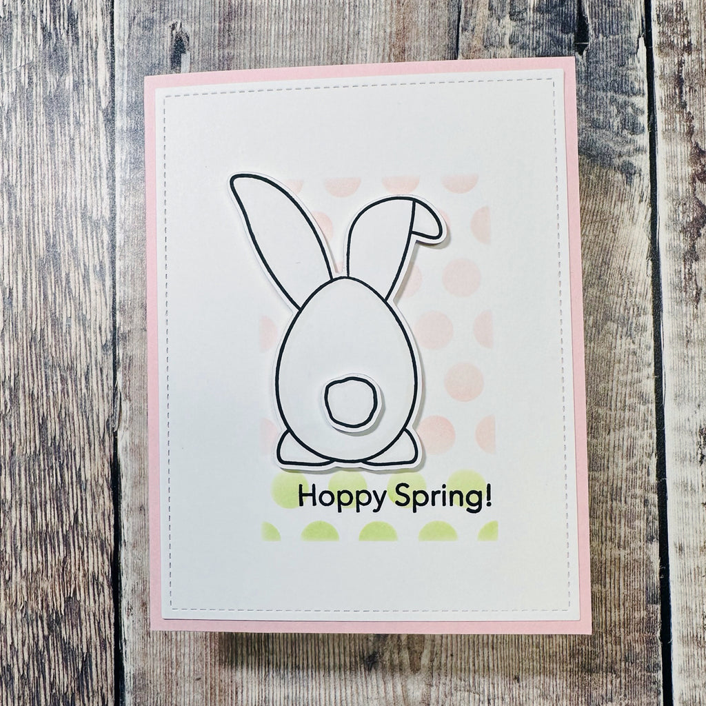 Simon Says Stamp Hippity Hoppity Wafer Dies sssd112785c Bunny Butt Card | color-code:ALT05