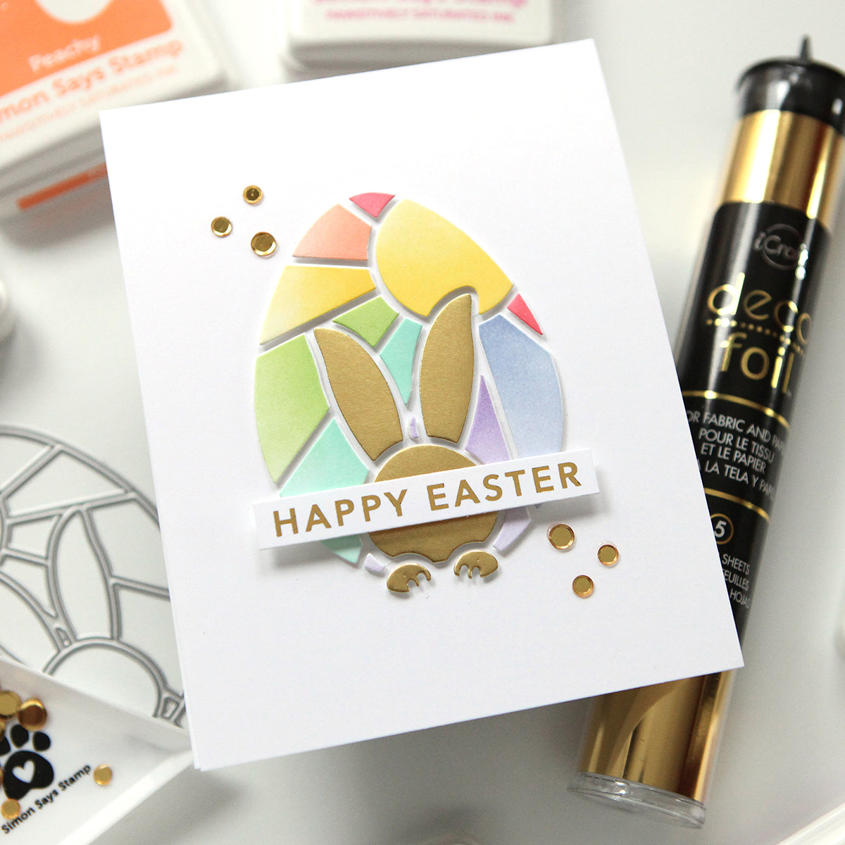 Simon Says Stamp Bunny Egg Wafer Dies sssd112786c Bunny Egg Card | color-code:ALT03