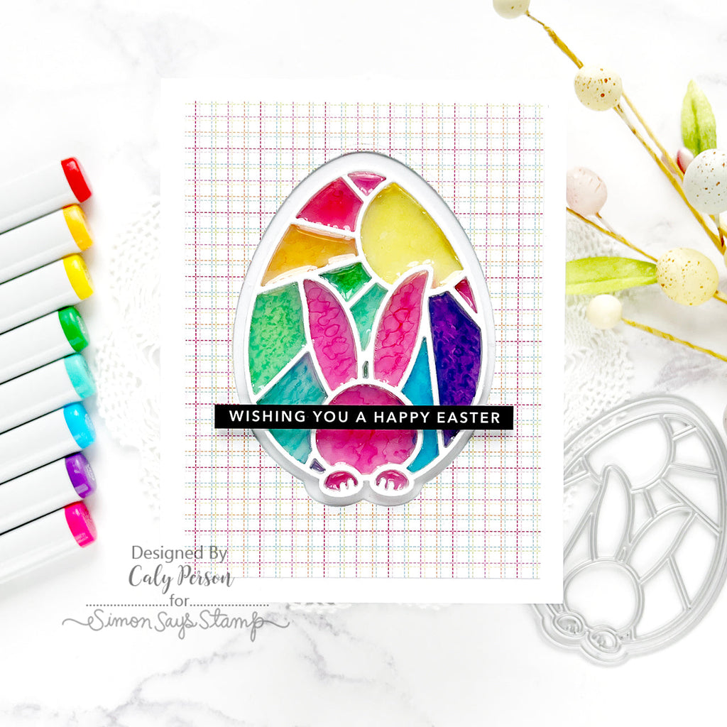 Simon Says Stamp Bunny Egg Wafer Dies sssd112786c Bunny Egg Card | color-code:ALT06