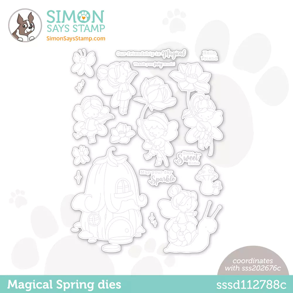 Simon Says Stamp Magical Spring Wafer Dies sssd112788c Just For You