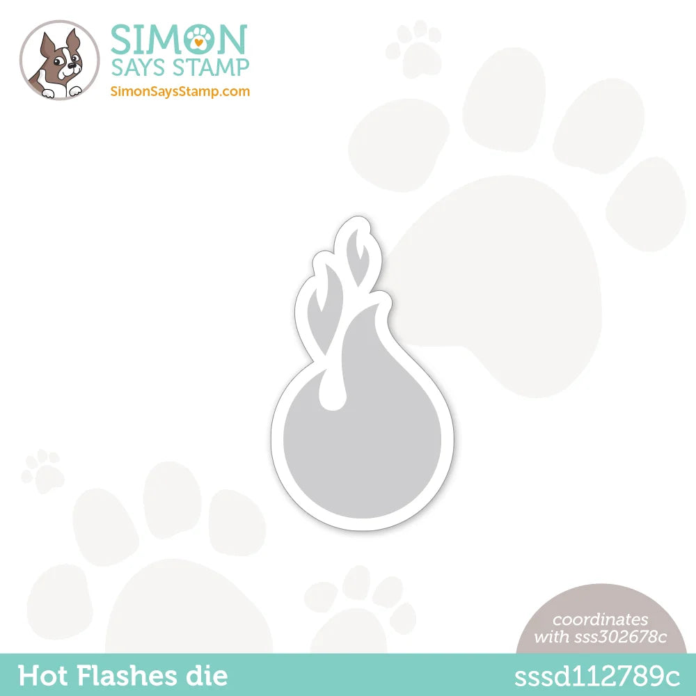 Simon Says Stamp Hot Flashes Wafer Dies sssd112789c Beautiful Days