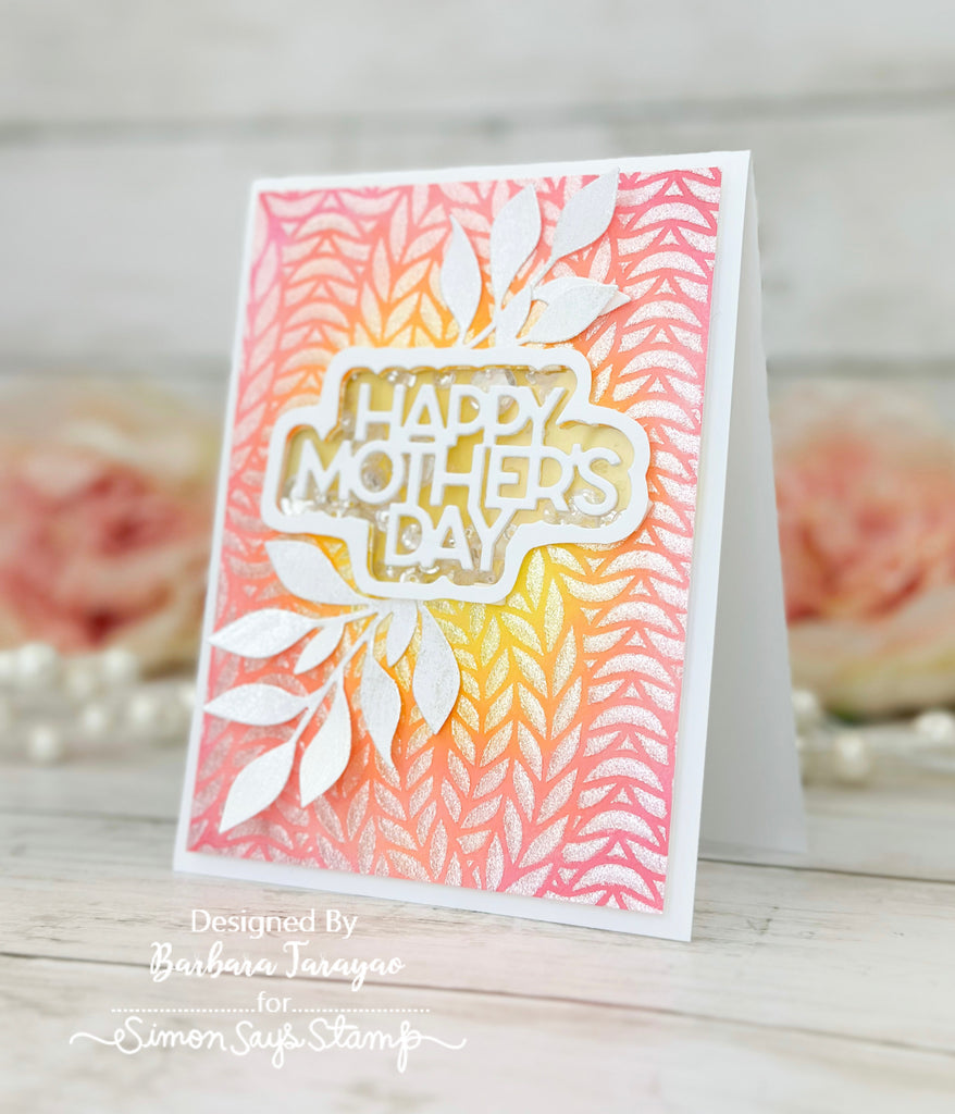Simon Says Stamp Simple Mother's Day Wafer Dies sssd112794 Mother's Day Card | color-code:ALT04