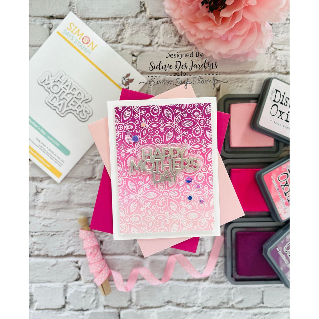 Simon Says Stamp Simple Mother's Day Wafer Dies sssd112794 Mother's Day Card | color-code:ALT06