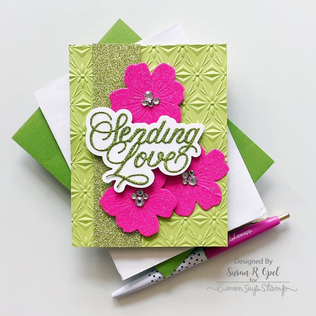 Simon Says Stamp Sending Love Wafer Dies sssd112796 Sending Love Card | color-code:ALT07