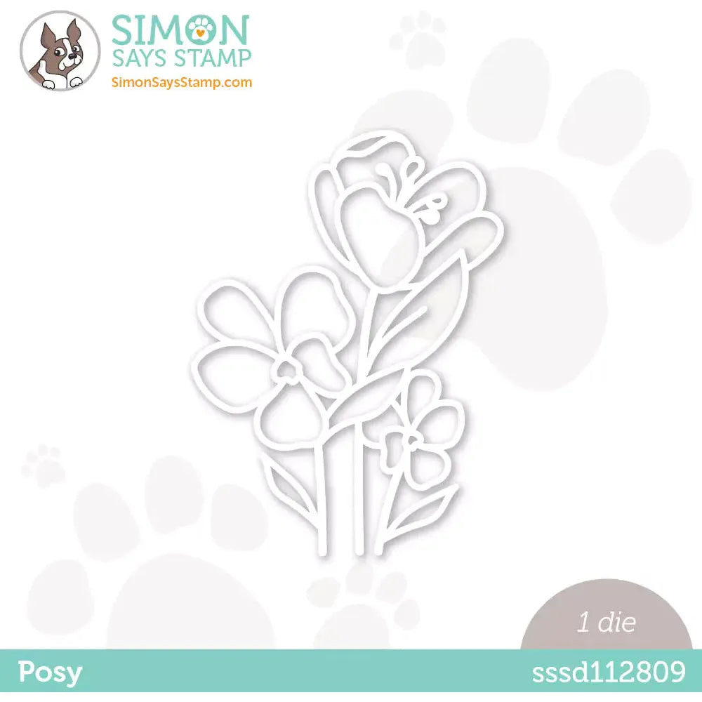 Simon Says Stamp POSY Wafer Dies sssd112809 Just For You