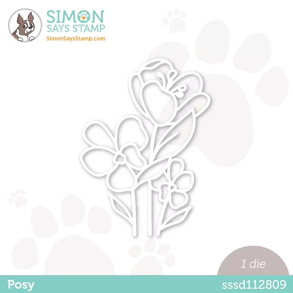 Simon Says Stamp POSY Wafer Dies sssd112809 Just For You