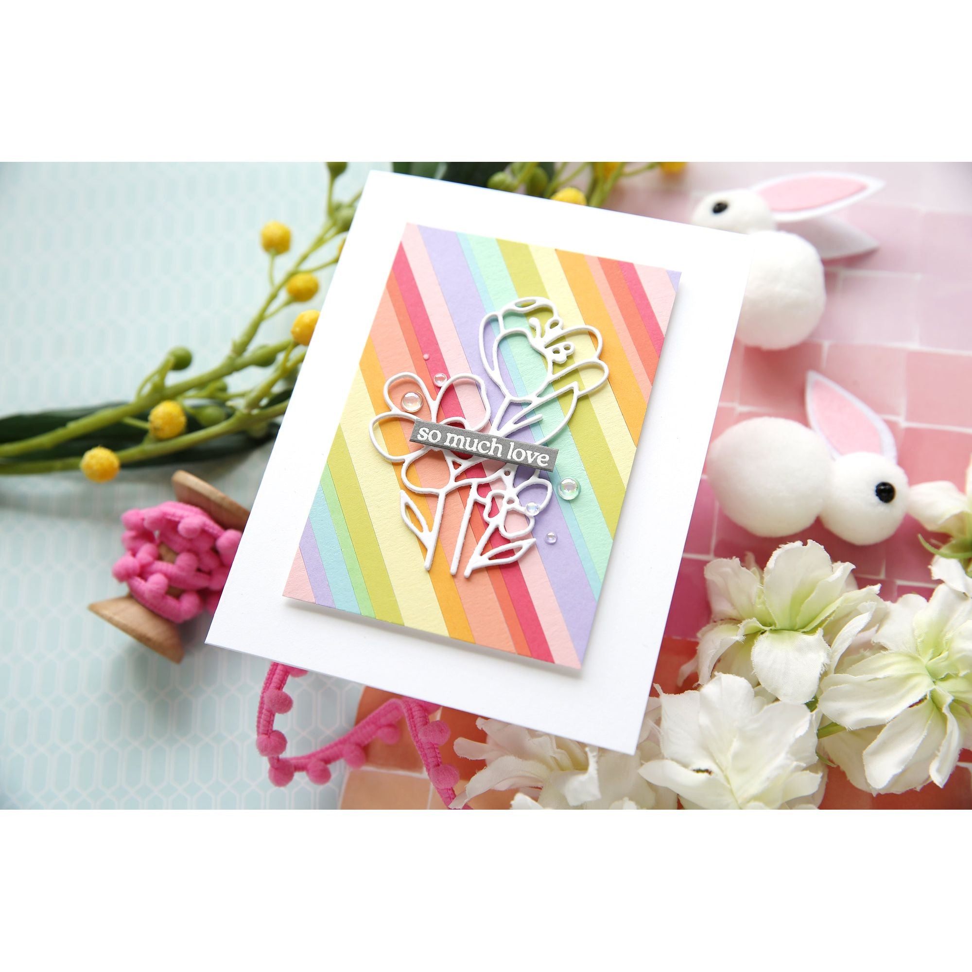 Simon Says Stamp POSY Wafer Dies sssd112809 Flower Love Card | color-code:ALT01