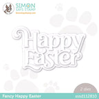 Simon Says Stamp FANCY HAPPY EASTER Wafer Dies sssd112810 Just For You