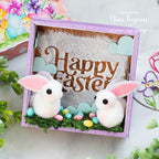 Simon Says Stamp FANCY HAPPY EASTER Wafer Dies sssd112810 Easter Vignette Box | color-code:ALT03