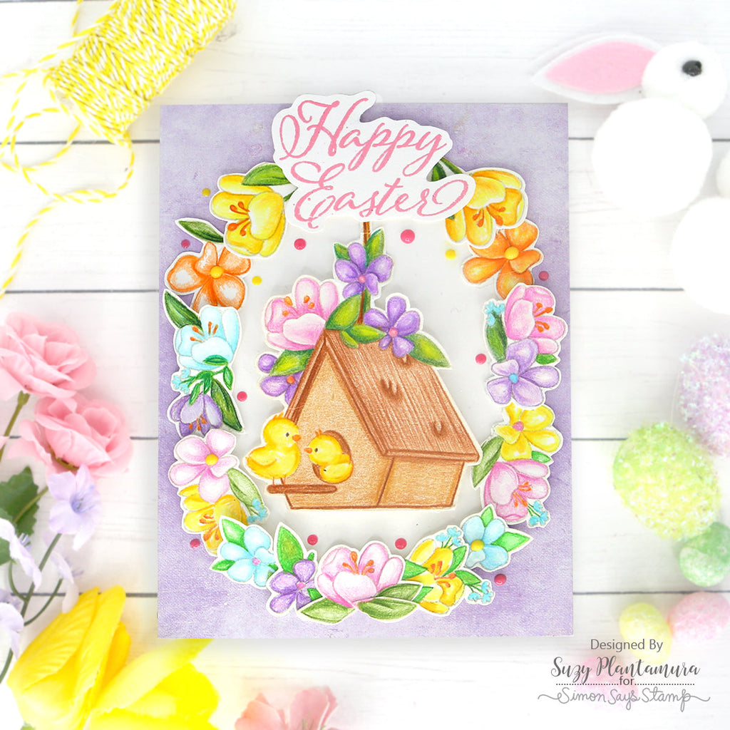Simon Says Stamp SWEET TWEETS Wafer Dies sssd112811c Easter Card | color-code:ALT02