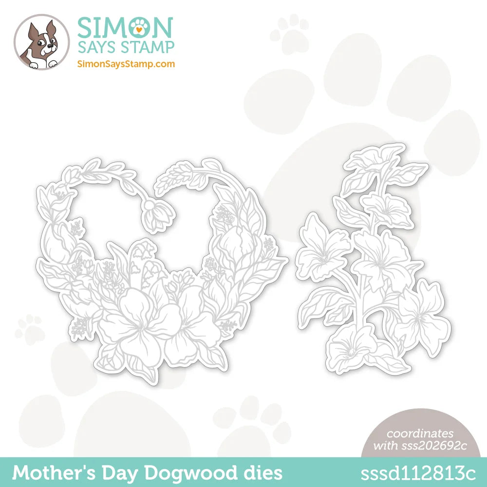 Simon Says Stamp Mother's Day Dogwood Wafer Dies sssd112813c Beautiful Days
