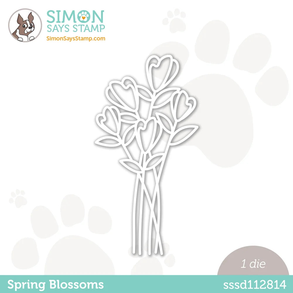 Simon Says Stamp Spring Blossoms Wafer Die sssd112814 Beautiful Days
