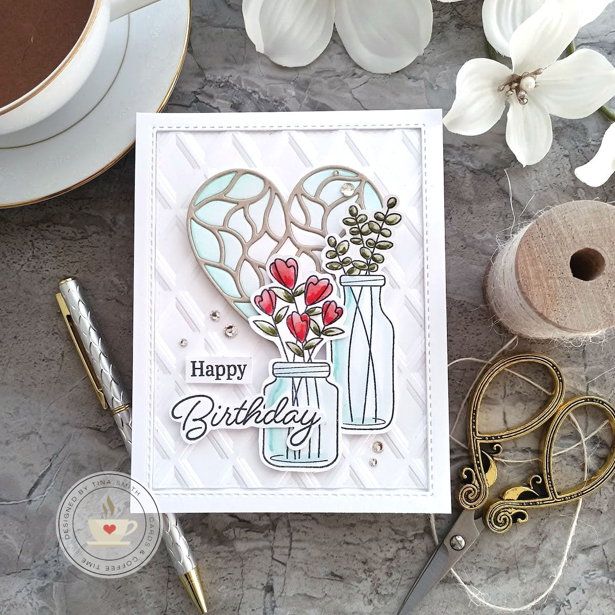 Simon Says Stamp Garden Fresh Wafer Dies sssd112826c Spring Birthday Card | color-code:ALT01
