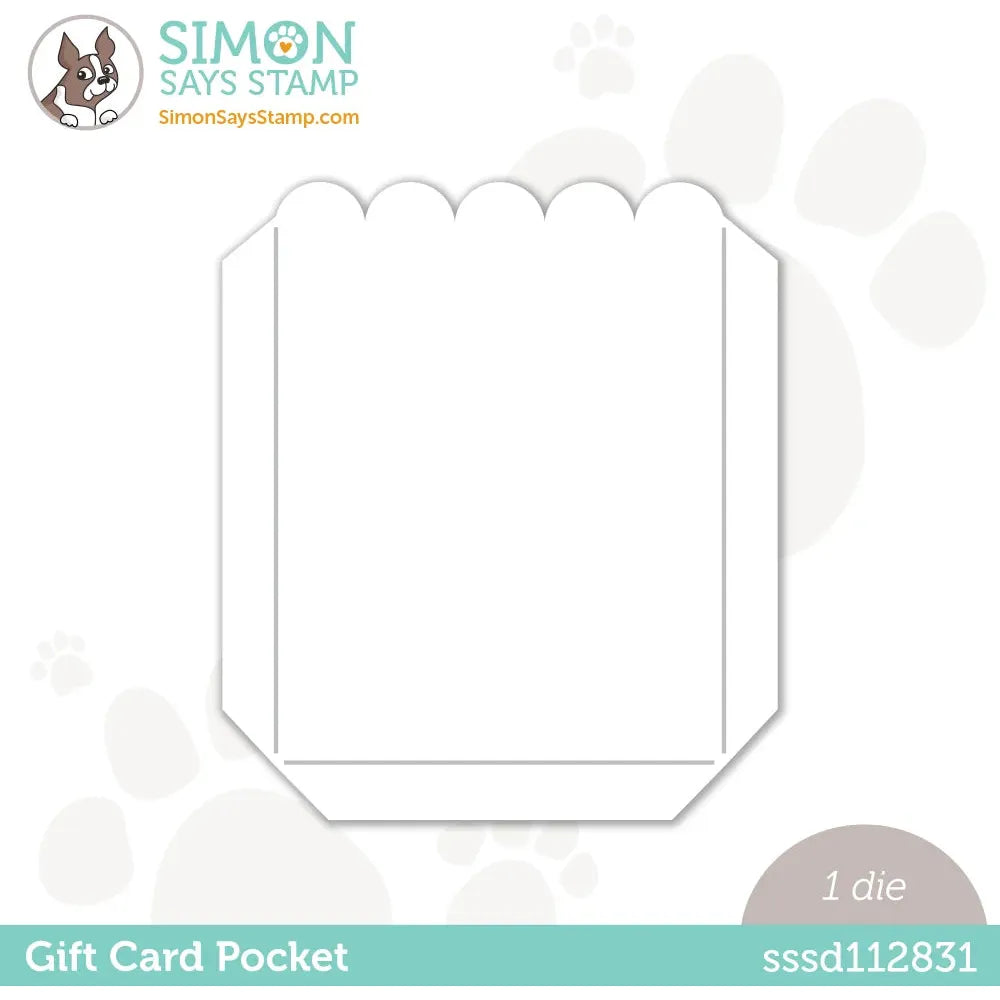 Simon Says Stamp Gift Card Pocket Wafer Die sssd112831
