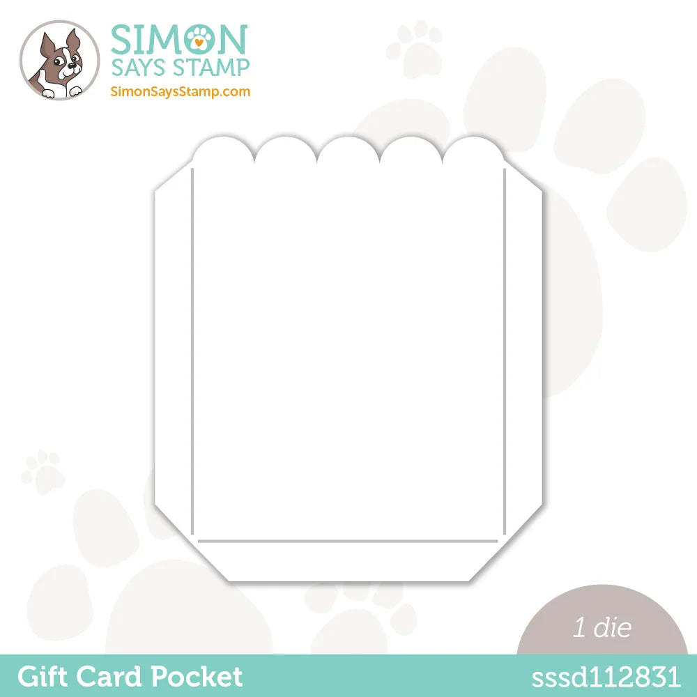 Simon Says Stamp Gift Card Pocket Wafer Die sssd112831