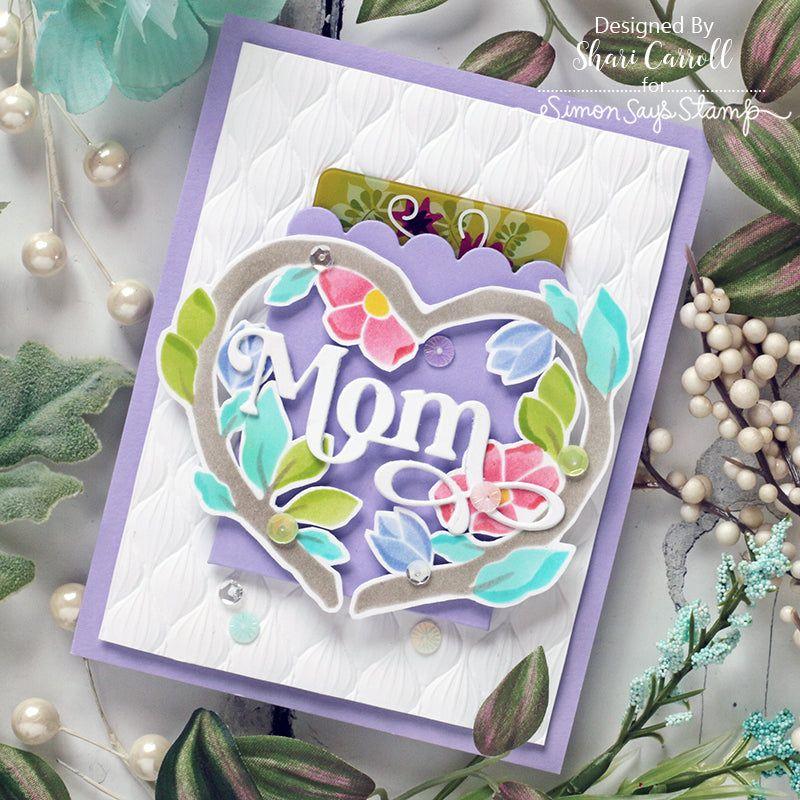Simon Says Stamp Gift Card Pocket Wafer Die sssd112831 Mother's Day Gift Card Holder | color-code:ALT02