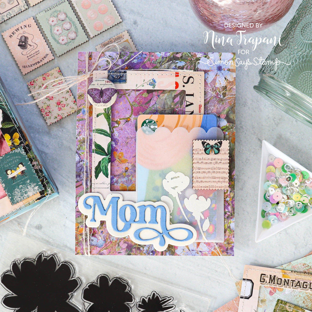 Simon Says Stamp Gift Card Pocket Wafer Die sssd112831 Mother's Day Gift Card Holder | color-code:ALT03