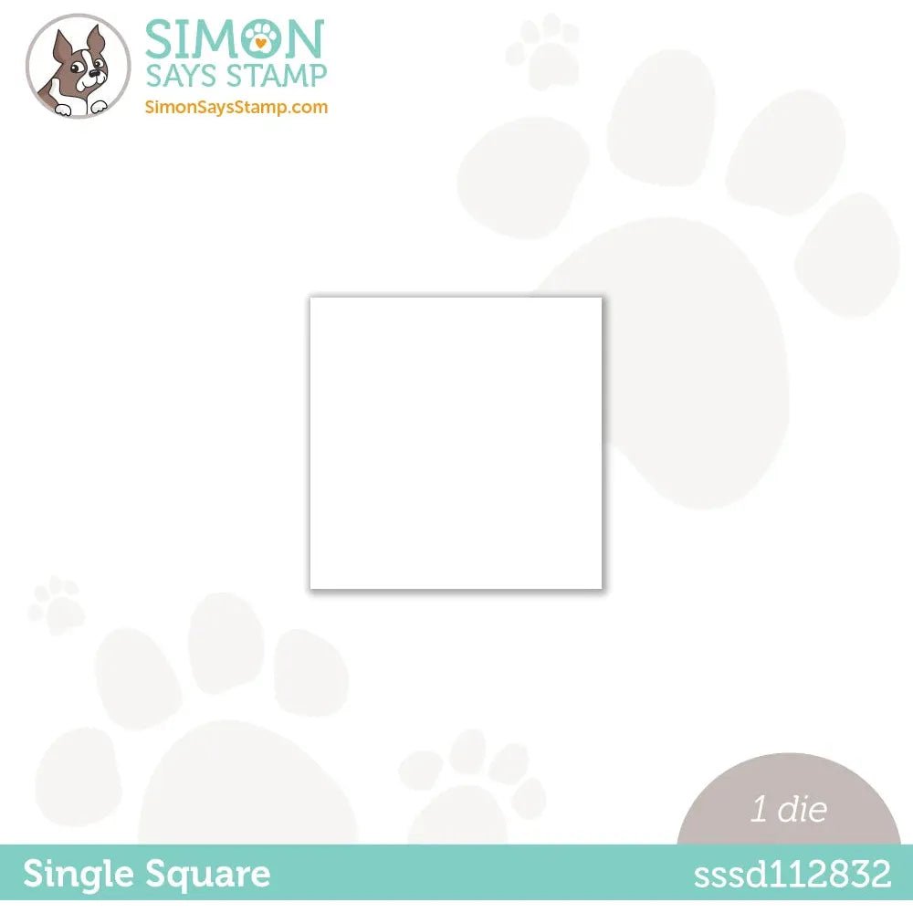Simon Says Stamp SINGLE SQUARE Wafer Dies sssd112832 Beautiful Days