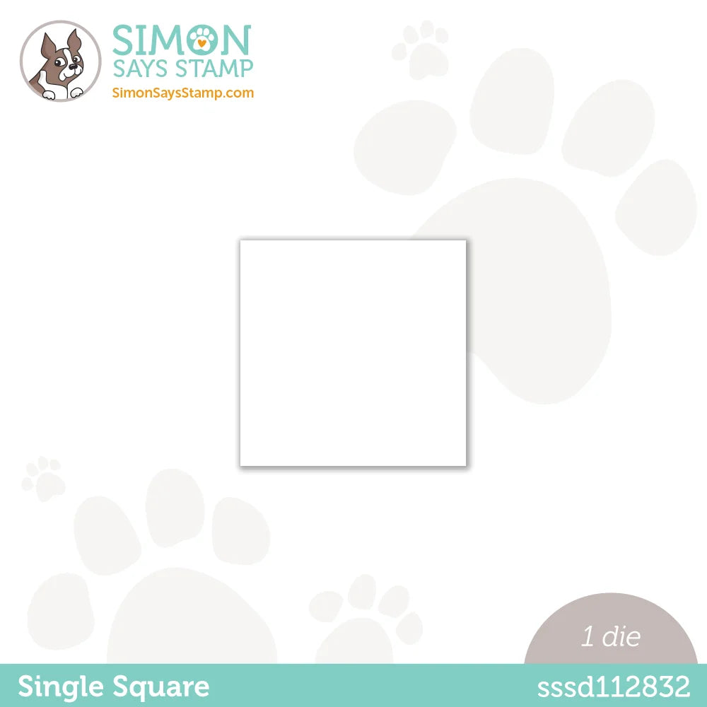 Simon Says Stamp SINGLE SQUARE Wafer Dies sssd112832 Beautiful Days