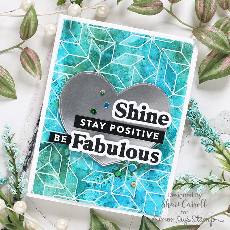 Simon Says Stamp REVERSE JOURNALING SENTIMENT STRIPS sssg131114 Stay Fabulous Card  | color-code:ALT02
