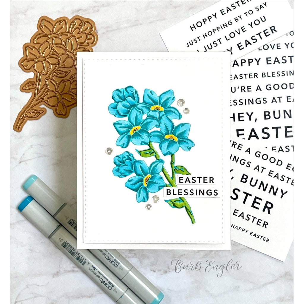 Simon Says Stamp Sentiment Strips Some Bunny sssg131130 Easter Card | color-code:ALT02