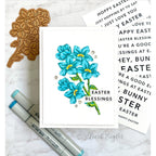 Simon Says Stamp Sentiment Strips Some Bunny sssg131130 Easter Card | color-code:ALT02