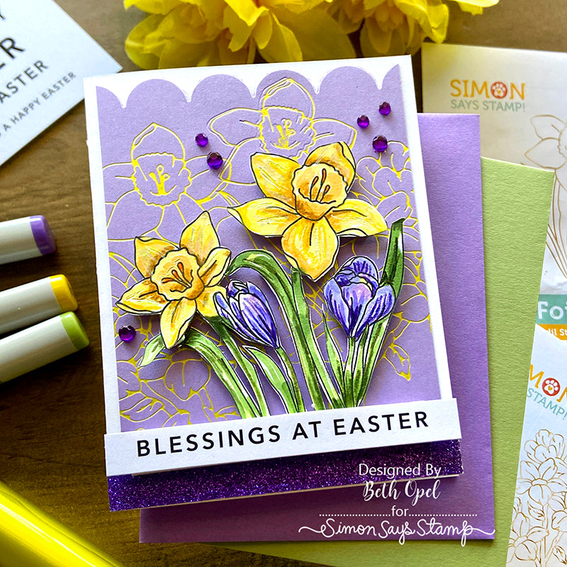 Simon Says Stamp Sentiment Strips Some Bunny sssg131130 Easter Card | color-code:ALT03
