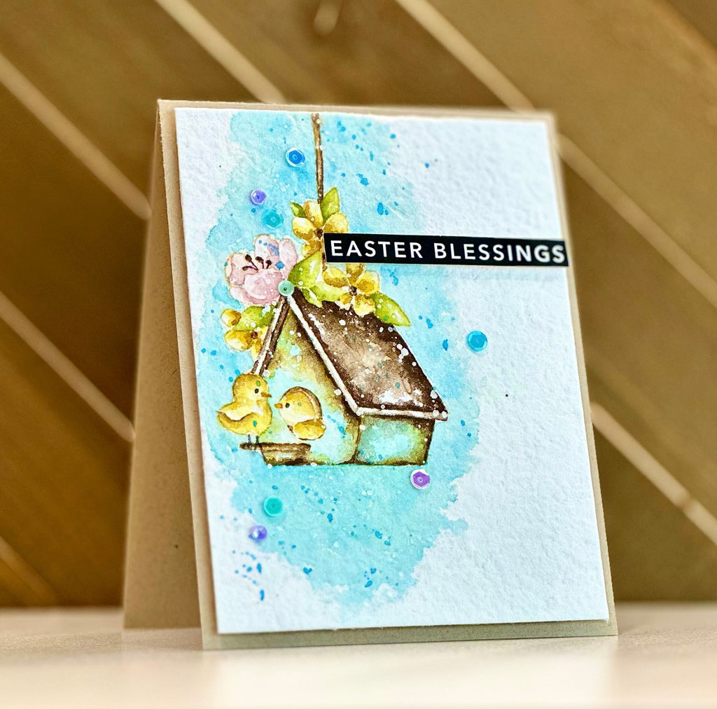 Simon Says Stamp Sentiment Strips Reverse Some Bunny sssg131131 Easter Card | color-code:ALT01