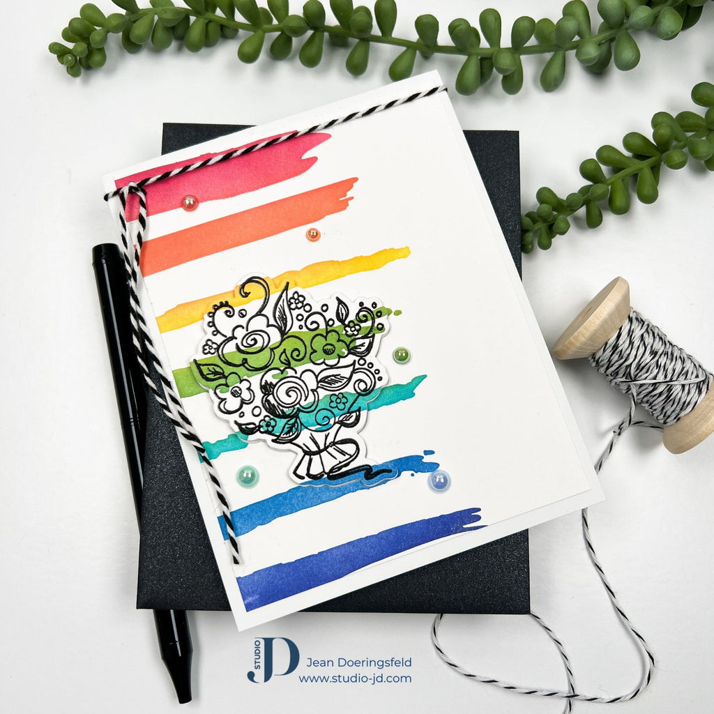 Abstract Colorful Wedding Card | color-code:ALT12