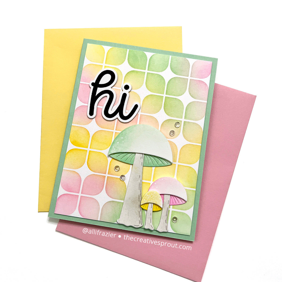 Simon Says Stamp Stencil Bold Geometrics ssst221673  Geometric Hi Card | color-code:ALT01