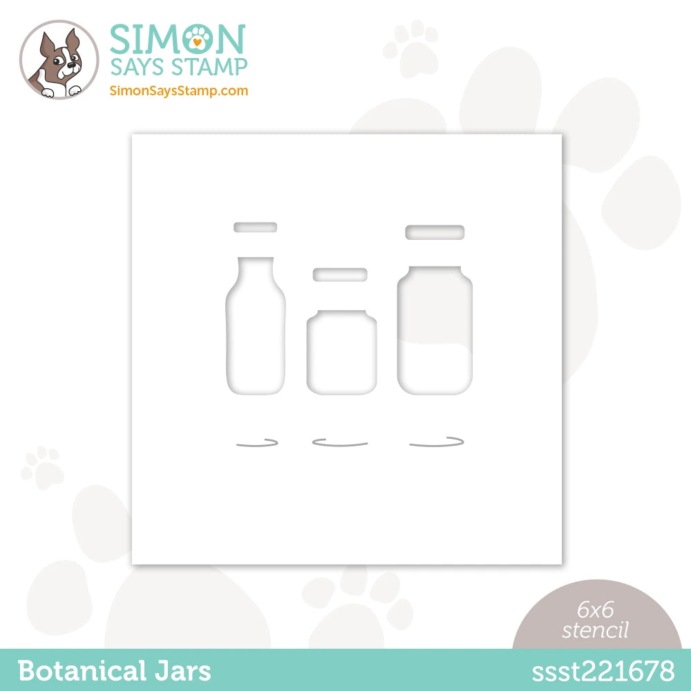 Simon Says Stamp Stencil Botanical Jars ssst221678 Beautiful Days