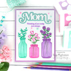 Simon Says Stamp Stencil Botanical Jars ssst221678 Springy Mom Card | color-code:ALT02