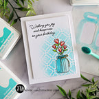 Simon Says Stamp Stencil Botanical Jars ssst221678 Spring Birthday Card | color-code:ALT03