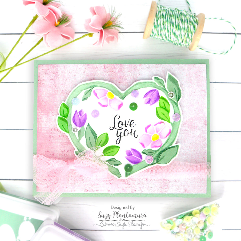 Simon Says Stamp Stencils Hearts Abloom ssst221687 Mother's Day Card | color-code:ALT04