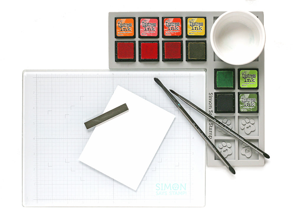 Simon Says Stamp CORNER INK CUBE HOLDER st0102 With Distress Ink Cubes | color-code:ALT02