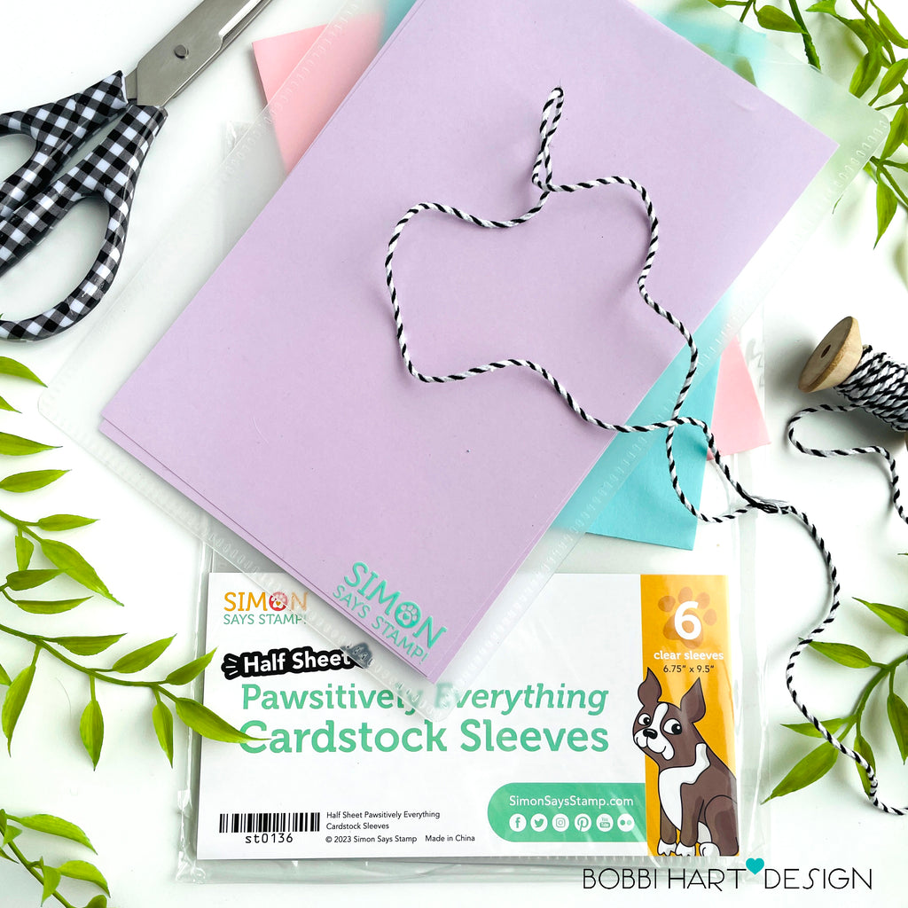 Simon Says Stamp Pawsitively Everything Half Sheet Cardstock Sleeves st0136 Cardstock Sleeves in Use | color-code:ALT01
