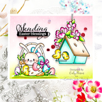 Tim Holtz Distress Oxide Ink Pad MOWED LAWN Ranger tdo56072 Sending Easter Blessings Card | color-code:ALT996