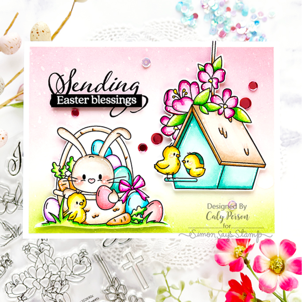 Tim Holtz Distress Oxide Ink Pad MOWED LAWN Ranger tdo56072 Sending Easter Blessings Card | color-code:ALT996