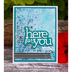 Tim Holtz Distress Oxide Ink Pad SALVAGED PATINA Ranger tdo72751 Here For You Card | color-code:ALTB07