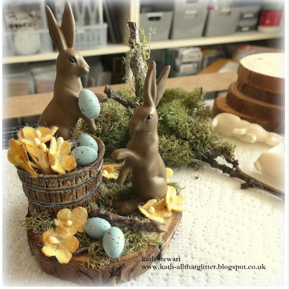 Tim Holtz Idea-ology SALVAGED RABBITS th94303 Chocolate bunnies | color-code:ALT03