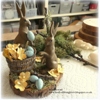 Tim Holtz Idea-ology TINY EGGS th94304 Chocolate bunnies | color-code:ALT04