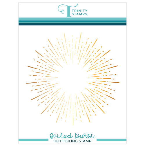 Trinity Stamps Foiled Burst Hot Foil Plate tmd-202